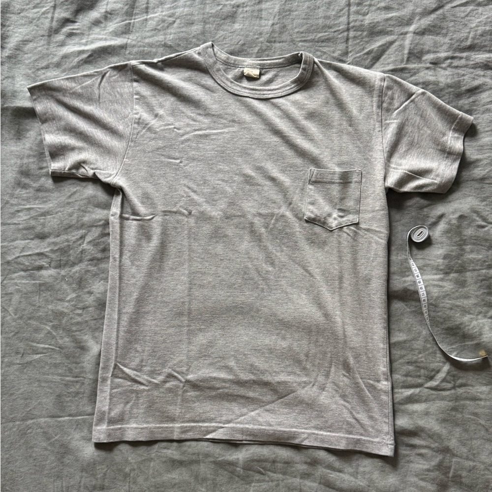 3sixteen Short Sleeve Pocket Tee in Heather Gray